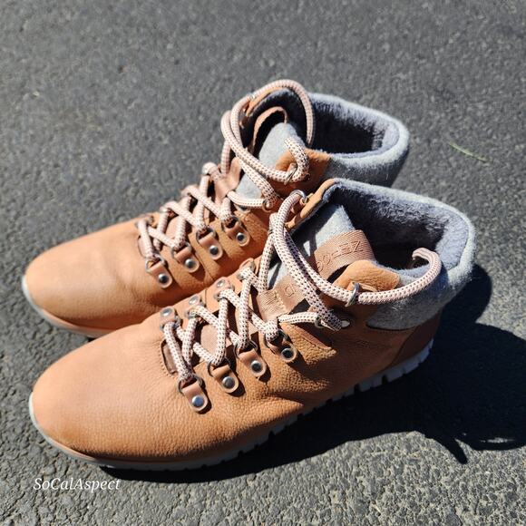 Cole Haan Zero Grand Women's Hiker Boots Size 8.5b Leather Rose Pink W14073 - Picture 7 of 7